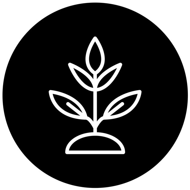 Vector Design Plant Icon Style