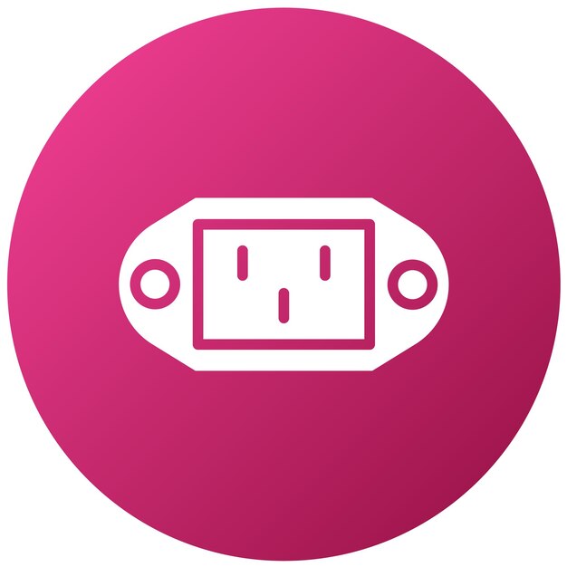 Vector Design Power Port Icon Style