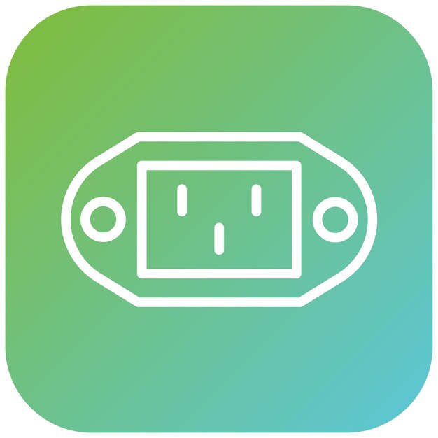 Vector Design Power Port Icon Style