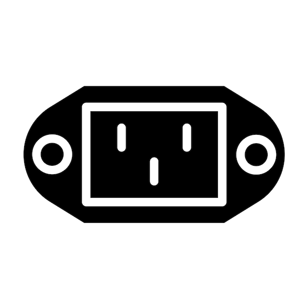 Vector Design Power Port Icon Style