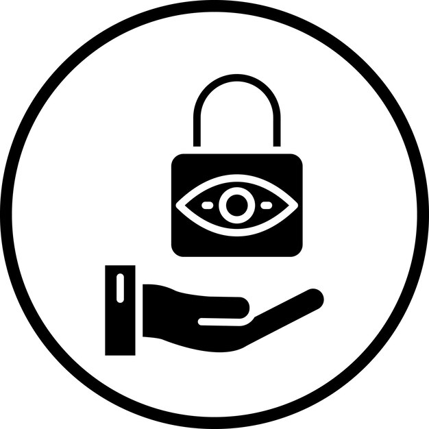 Vector Design Privacy Awareness Icon Style