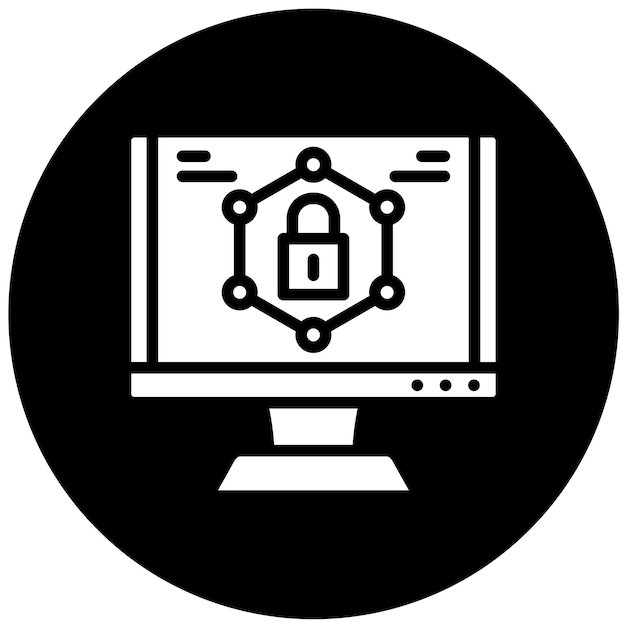Vector Design Private Network Icon Style