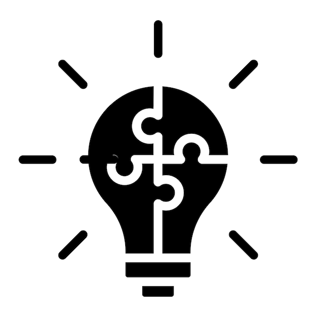 Vector Design Problem Solving Icon Style