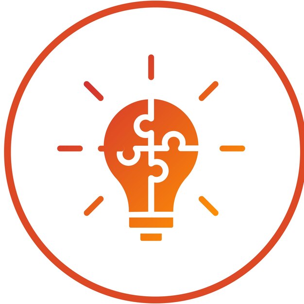 Vector Design Problem Solving Icon Style