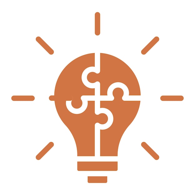 vector design problem solving icon style