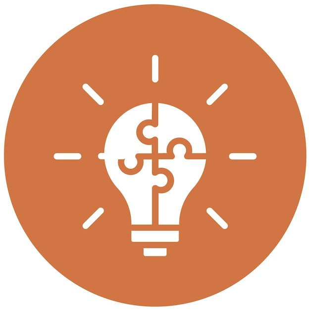 Vector Design Problem Solving Icon Style