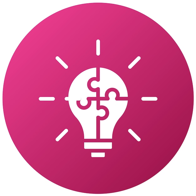 Vector Design Problem Solving Icon Style