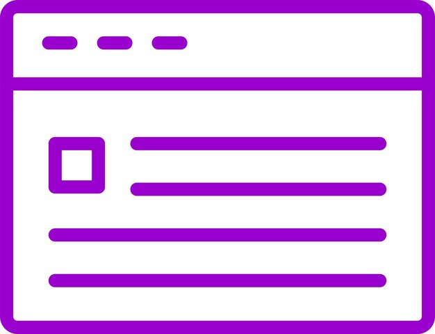 Vector Design Product Page Icon Style