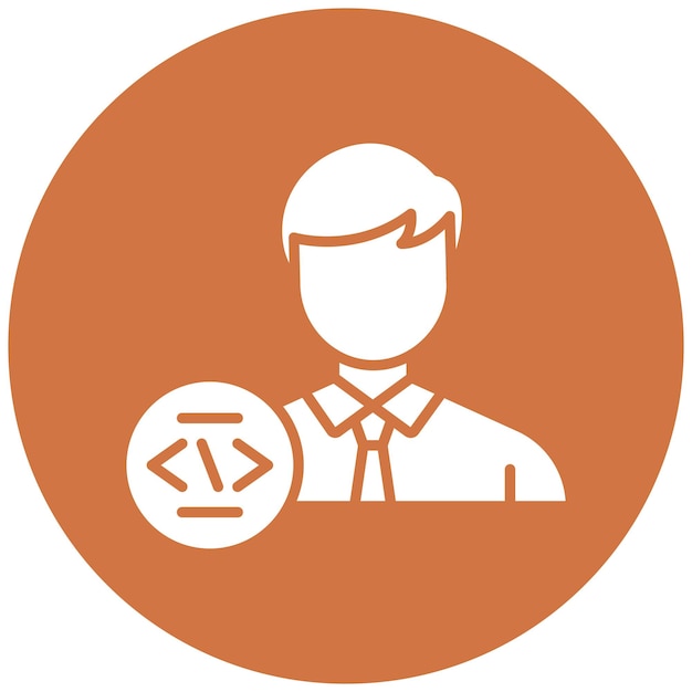 Vector Design Programmer Icon Style