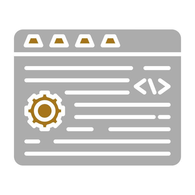 vector design programming icon style