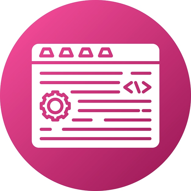 vector design programming icon style
