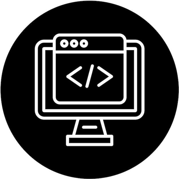 Vector Design Programming Icon Style
