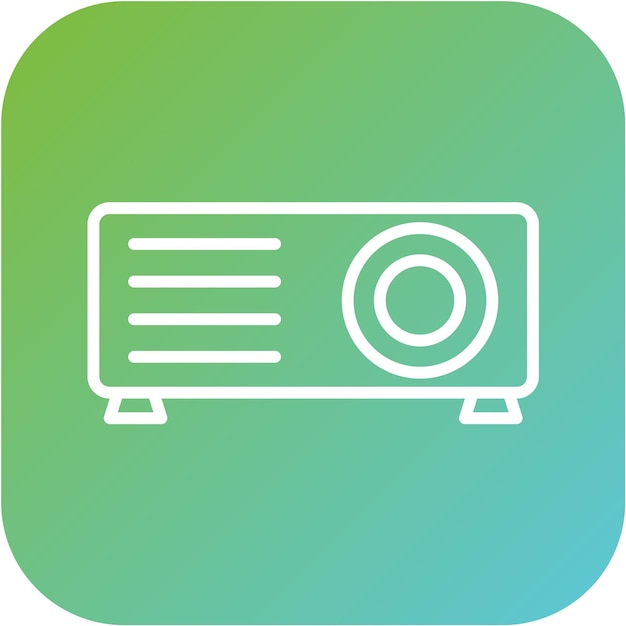Vector Design Projector Icon Style