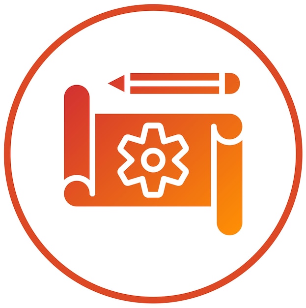 Vector Design Prototype Icon Style