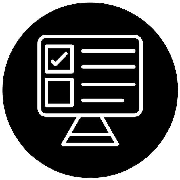 vector design prototype testing icon style