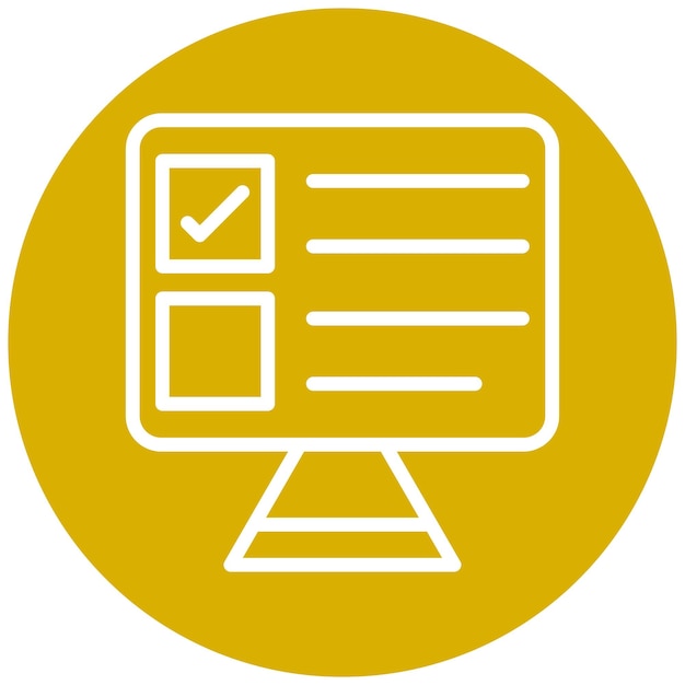 vector design prototype testing icon style