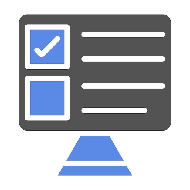 vector design prototype testing icon style