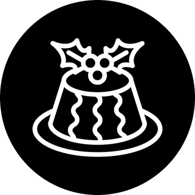 Vector Design Pudding Icon Style