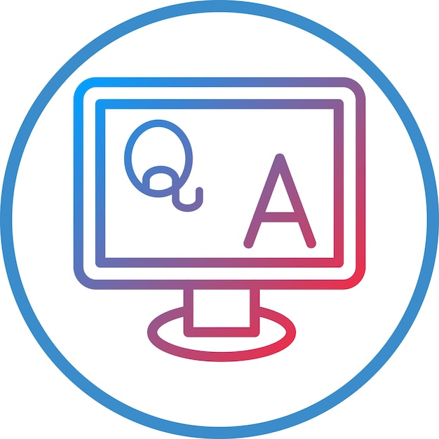 vector design qa icon style