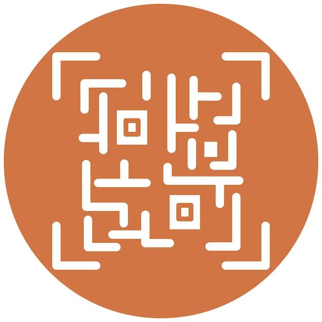 Vector Design Qr Code Icon Style
