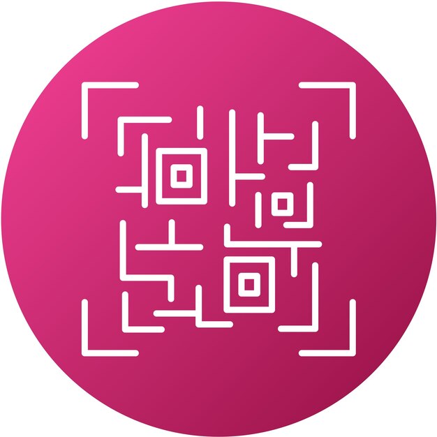 Vector Design Qr Code Icon Style