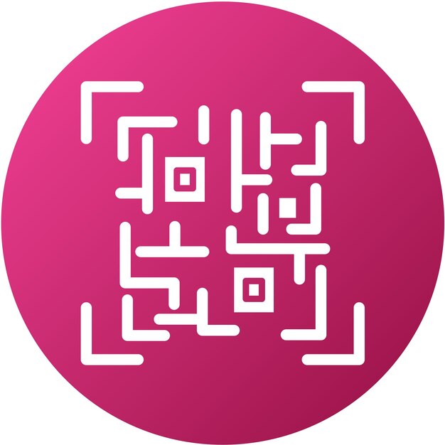 Vector Design Qr Code Icon Style