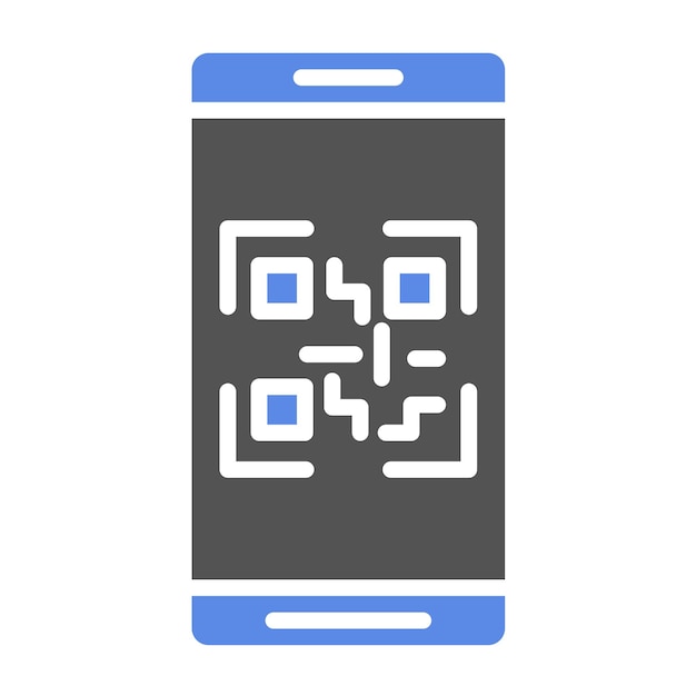 vector design qr code icon style