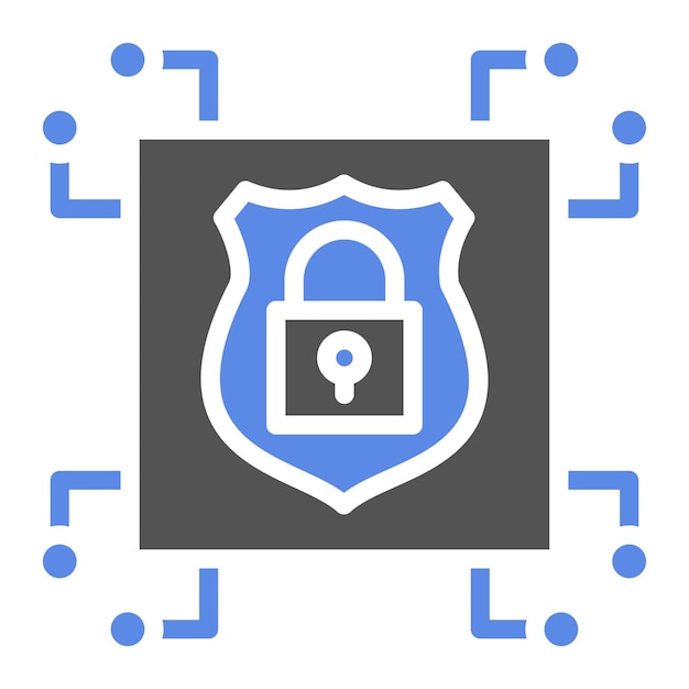 Vector Design Quantum Encryption Icon Style