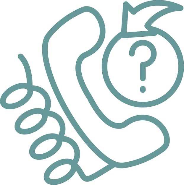 vector design query response icon style