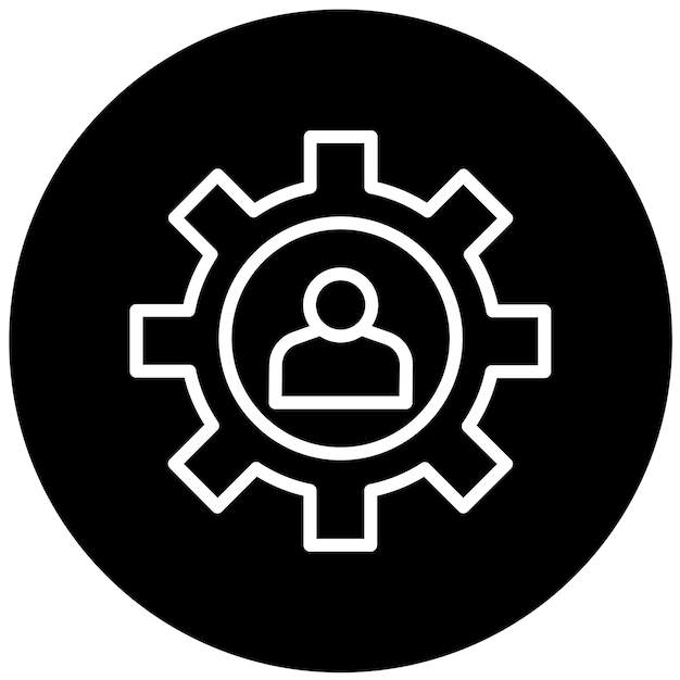 Vector Design Queue Management Icon Style