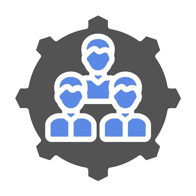 vector design queue management icon style