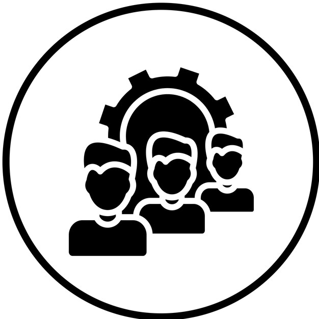 Vector Design Queue Management Icon Style