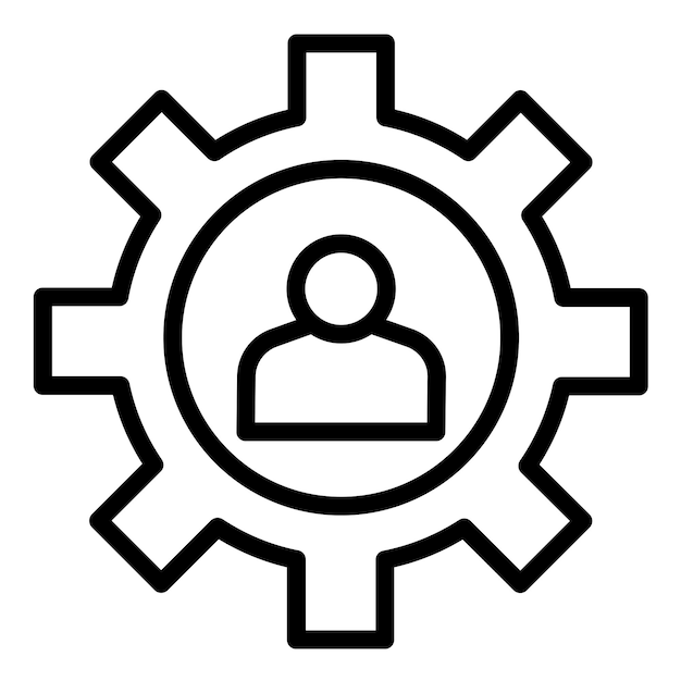 Vector Design Queue Management Icon Style