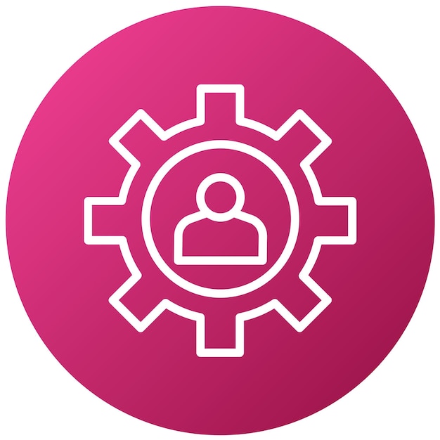 Vector Design Queue Management Icon Style