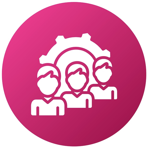 Vector Design Queue Management Icon Style
