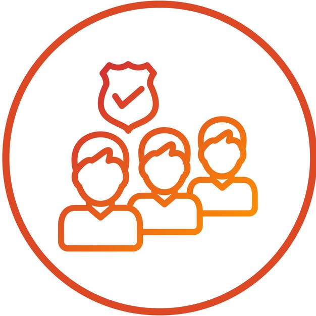 Vector Design Queue status Icon Style