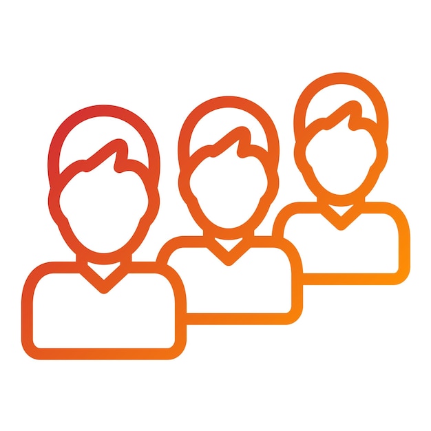 Vector Design Queueing Icon Style