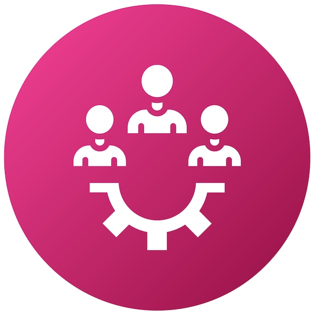 vector design queueing system icon style