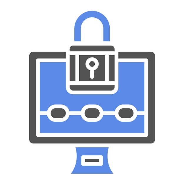 Vector Design Ransomware Icon Style