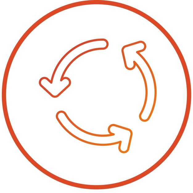 Vector Design Refresh Icon Style