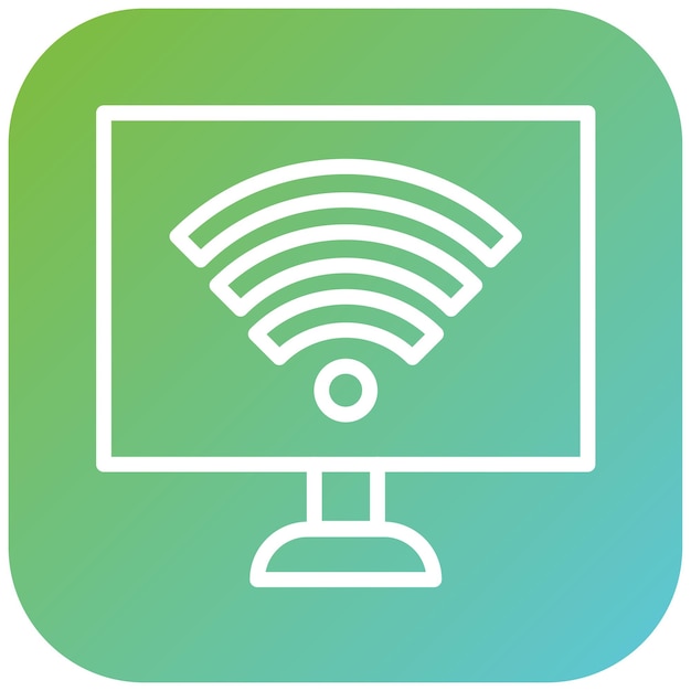 Vector Design Remote Connection Icon Style