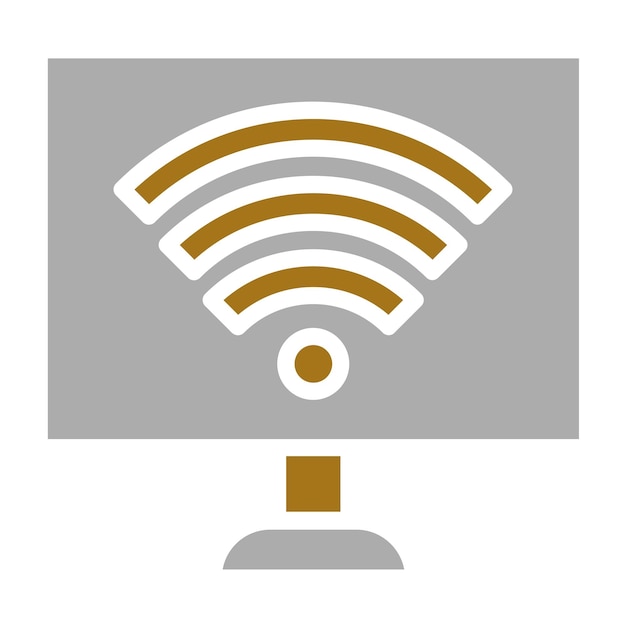 Vector Design Remote Connection Icon Style