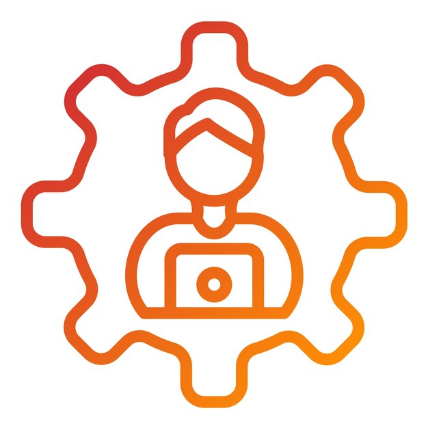 vector design remote project icon style