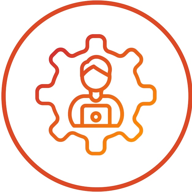Vector Design Remote Project Icon Style