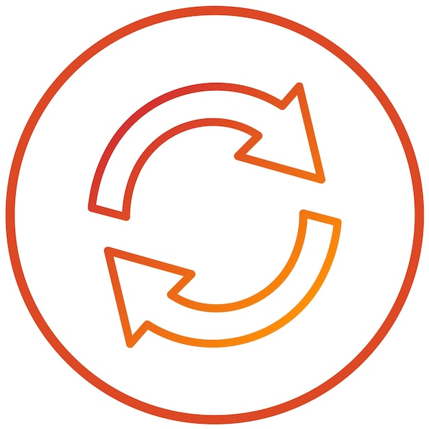 Vector Design Repeat Icon Style