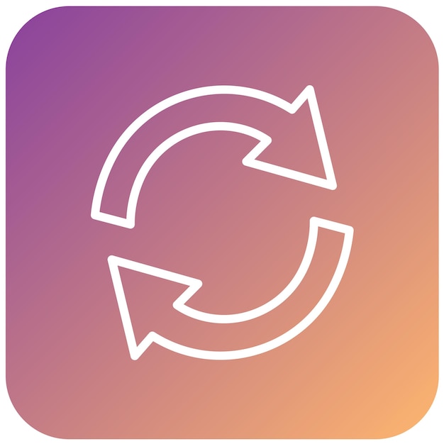 Vector Design Repeat Icon Style