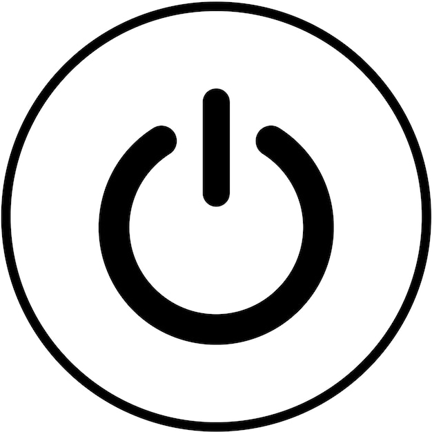 vector design reset button icon style