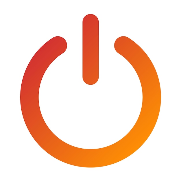 vector design reset button icon style