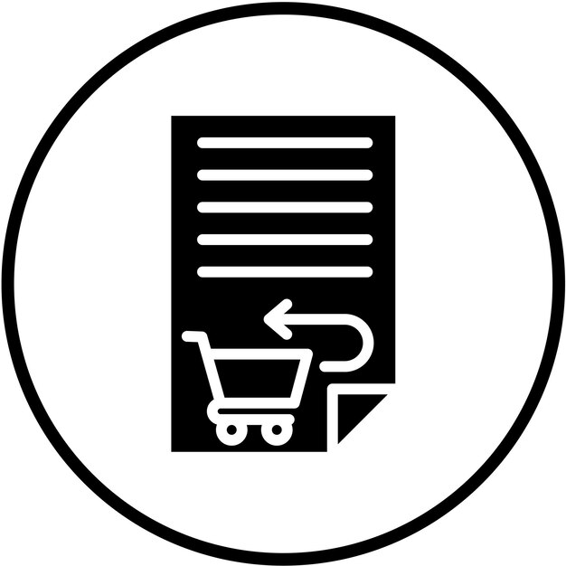 Vector Design Return Authorization Icon Style