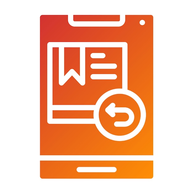 Vector Design Return Request Icon Icon Style